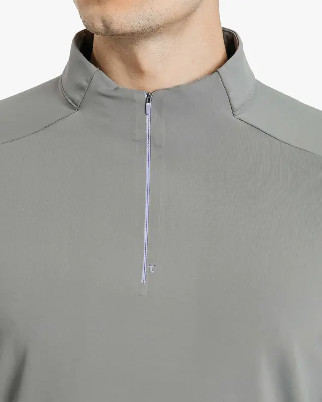 Tech Gear Half-Zip Longsleeve - GREY - 5