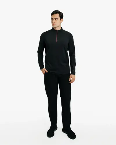 Tech Gear Half-Zip Longsleeve - BLACK - 4