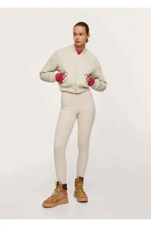 Текстурированный укороченный жакет - 2