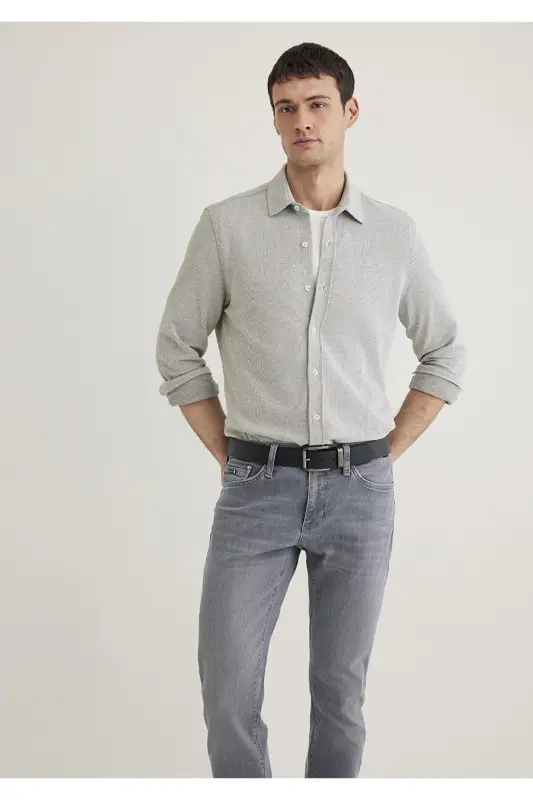 Текстурная рубашка Slim Fit / узкого кроя 0211524-86961-Y - 3