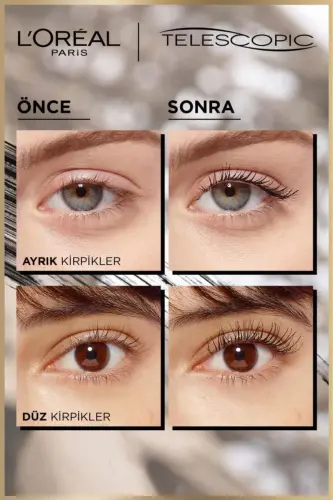 Teleskopik Maskara - Qora - L'OREAL PARIS (1)