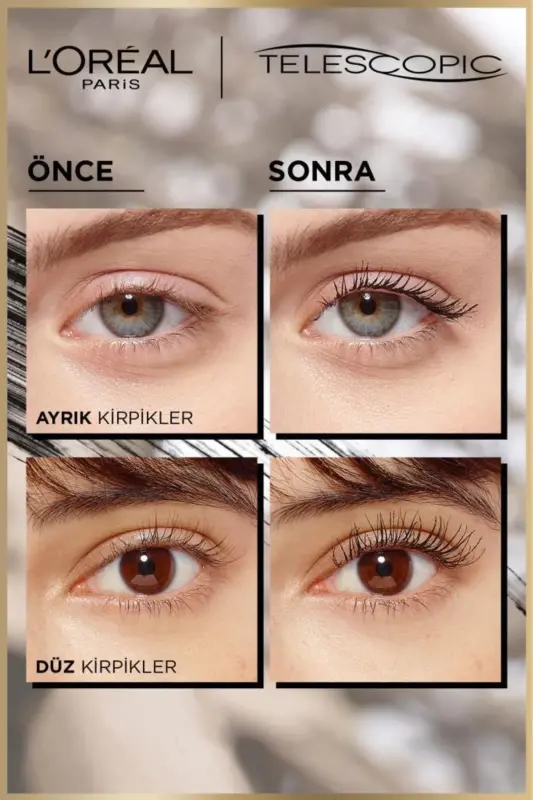 Teleskopik Maskara - Qora - 2