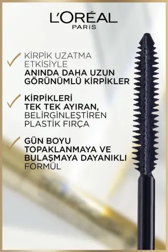 Teleskopik Maskara - Qora - 4