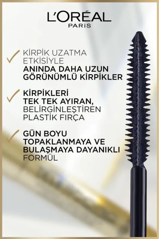 Teleskopik Maskara - Qora - 4