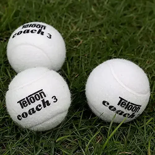Teloon Pressure Training Tennis Balls-12 or 18 Count-Mesh Carry Bag，4 Colors Available，Pressureless Training Exercise Tennis Balls for Beginners. - 4