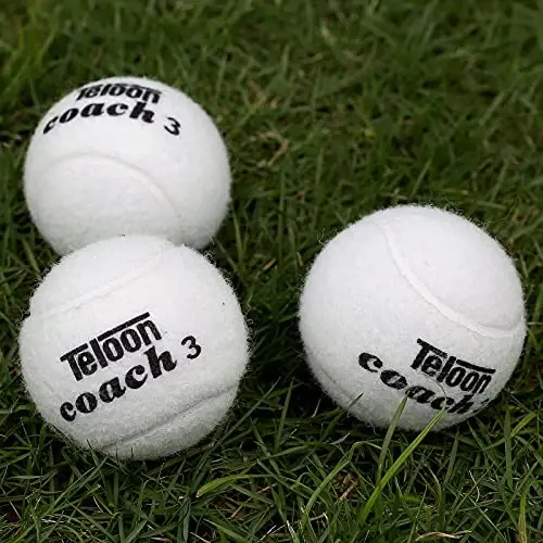 Teloon Pressure Training Tennis Balls-12 or 18 Count-Mesh Carry Bag，4 Colors Available，Pressureless Training Exercise Tennis Balls for Beginners. - 4