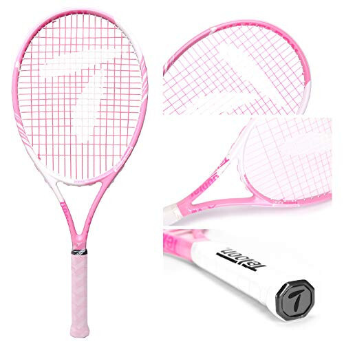 Teloon Tennis Rackets for Adults 2 pcs Recreational - 27 inch Tennis Racquet for Men and Women College Students Beginner Tennis Racket... - 3