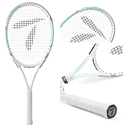 Teloon Tennis Rackets for Adults 2 pcs Recreational -27 inch Tennis Racquet for Men and Women College Students Beginner Tennis Racket.… - 3
