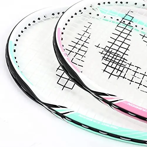 Teloon Tennis Rackets for Adults 2 pcs Recreational -27 inch Tennis Racquet for Men and Women College Students Beginner Tennis Racket.… - 4