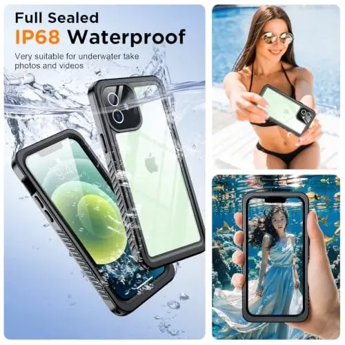 Temdan Case Designed for iPhone 12 Case/Designed for iPhone 12 Pro Case -Clear - 2