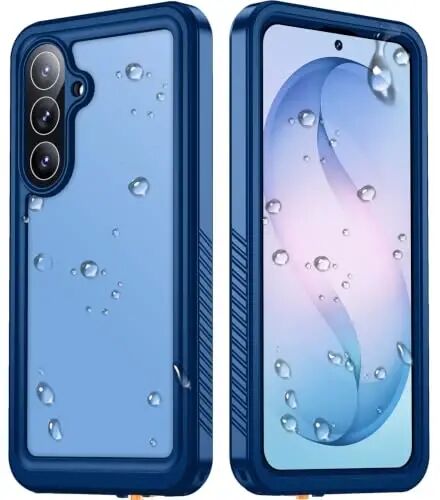 Temdan Designed for Samsung Galaxy S26 Case Waterproof, Blue | Built-in Screen & Camera Protector, IP68 Waterproof, Shockproof, Dustproof, Full Body Protective - 1
