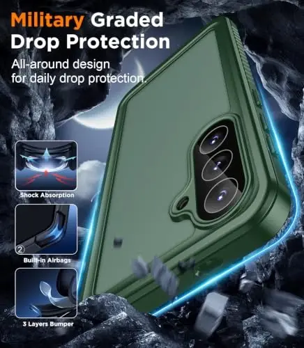 Temdan Designed for Samsung Galaxy S26 Case Waterproof, Built-in Lens & Screen Protector Military Shockproof Dropproof IP68 Underwater Full Body Phone Case for Galaxy S26 5G 6.3