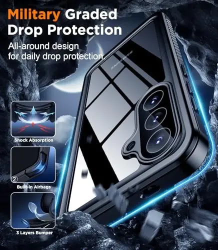 Temdan Designed for Samsung Galaxy S26 Plus Case Waterproof, Built-in Lens & Screen Protector Military Shockproof Dropproof IP68 Underwater Full Body Phone Case for Galaxy S26 Plus 5G 6.7
