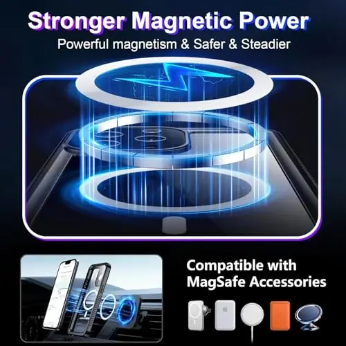 Temdan Compatible with iPhone 13 Pro Max Case Waterproof, Built-in Screen & Camera Protector IP68 Underwater Full Body 13FT Military Dropproof Shockproof Phone Case 6.7