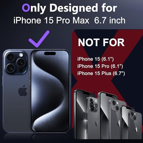 Temdan iPhone 15 Pro Max uchun qopqoq - 3