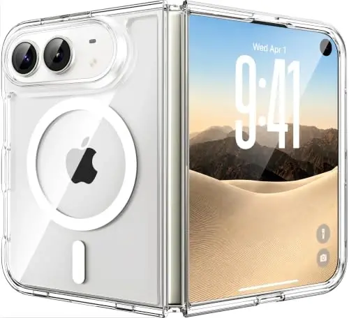 Temdan Magnetic for iPhone Duo Case, Compatible with Magsafe, Clear | Anti-Yellowing, Military-Grade Protection, Shockproof Slim Magnetic Phone Case - Temdan