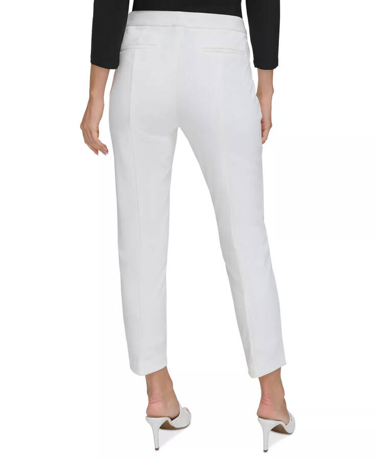 Essential Slim Leg Ankle Pants-Ivory - 2