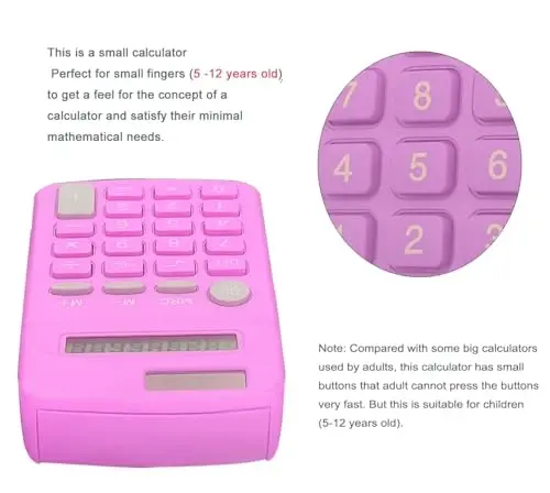 Basic Calculator Dual Power 8 Digit Desktop Calculator (E, Set of 20) - 6
