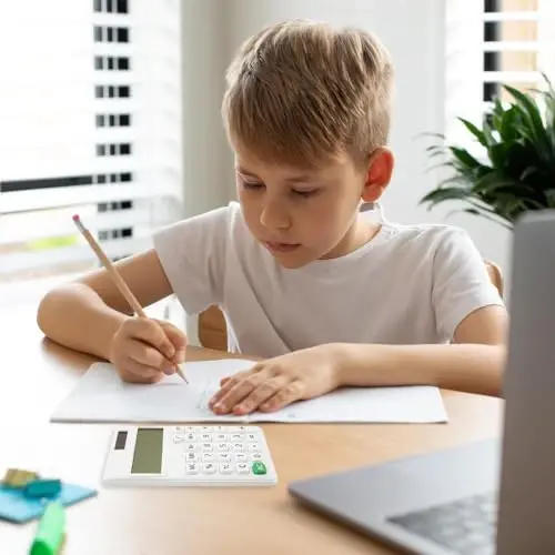 Temel Mini 4 Fonksiyonlu Hesap Makineleri, Küçük Hesap Makinesi, Okula Dönüş Okulun İlk Günü Malzemeleri, Masa Hesap Makinesi, Öğrenciler için Beyaz Solar Cep Hesap Makineleri Ev Ofis Orta - 5