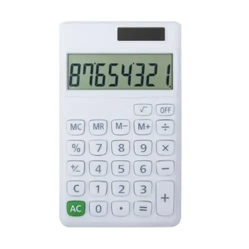 Basic Standard Calculators Small Digital Desktop Calculator with 8-Digit LCD Display, Battery Solar Power Smart Calculator Children's School Adult Office Family Standard Functions (8 Bit White) 