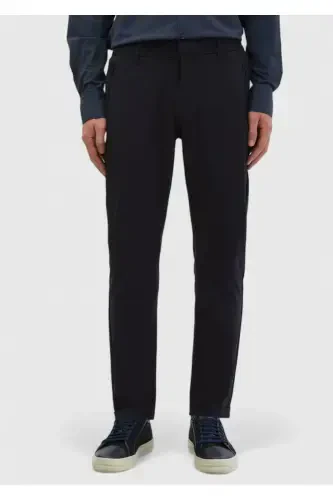 Темно-синие спортивные брюки прямого кроя повседневного стиля - RAMSEY (1)