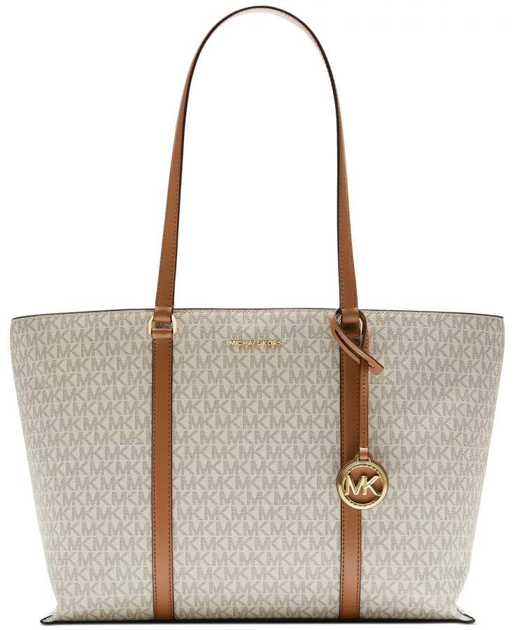 Temple Logo Large Tote Vanilla/acorn - 3