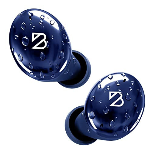 Tempo 30 Wireless Earbuds for Small Ears with Premium Sound, Comfortable Bluetooth Ear Buds for Women and Men, Blue Earphones for Small Ear Canals with Mic, IPX7 Sweatproof, Long Battery, Loud Bass - 6