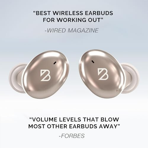 Tempo 30 Wireless Earbuds for Small Ears with Premium Sound, Comfortable Bluetooth Ear Buds for Women and Men, Gold Earphones for Small Ear Canals with Mic, IPX7 Sweatproof, Long Battery, Loud Bass - 14