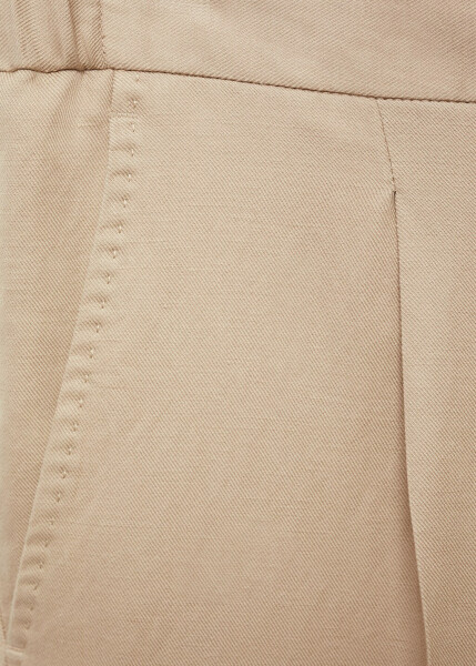 Tencel Linen Pleated Pants - 18