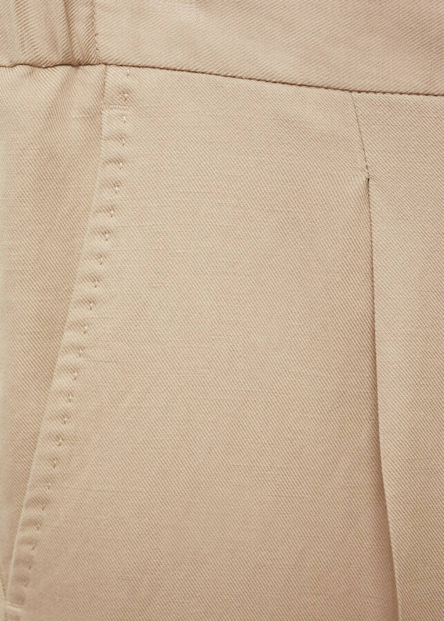 Tencel Linen Pleated Pants - 18