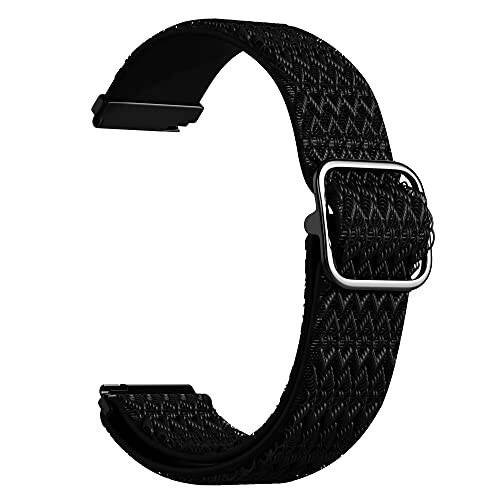 TenCloud 3 Pack Stretch Bands Compatible with Nerunsa Smart Watch P66D Bands Nylon Strap Stretchy Sport Wristband - 4