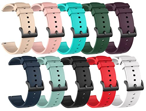 TenCloud almashtirish lentalari Amazfit GTS 2 Mini / Bip U Pro Smart Watch Bands bilan mos keladi Yumshoq yuviladigan lentalar Bilaguzuklar Aksessuar GTS 2 Mini uchun - 1