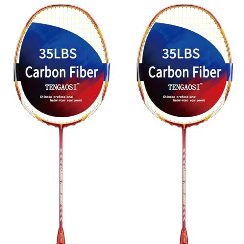 TENGAOSI Badminton Racket, 4U Lightweight Badminton Racquet, Professional 100% Full Carbon Badminton Racket with Grip - 2
