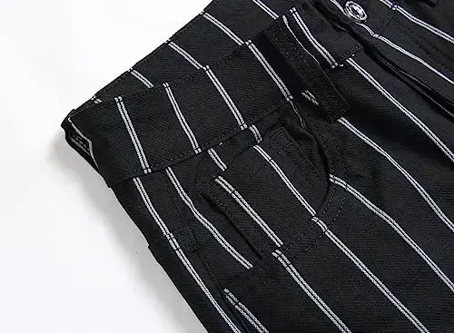 TENGINE Erkaklar uchun katakli shim, Erkaklar uchun tor Slim fit Chinos Golf Business Casual shim - 4