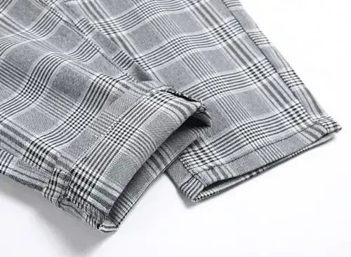 TENGINE erkaklar uchun katakli shim, erkaklar uchun tor stretch tor Chino Golf Business kundalik shim - 6