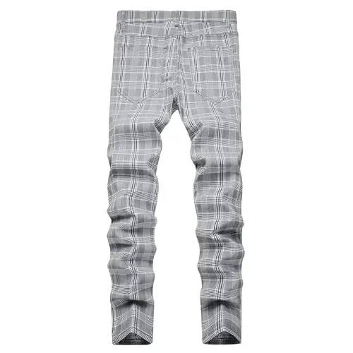 TENGINE erkaklar uchun katakli shim, erkaklar uchun tor stretch tor Chino Golf Business kundalik shim - MODAZONE (1)