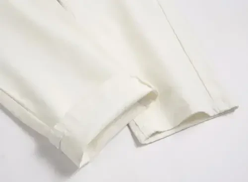 TENGINE erkaklar uchun katakli shimlar, erkaklar uchun tor streç tor chiziqli xitoy golf biznes kostyumi kundalik shimlar - 7