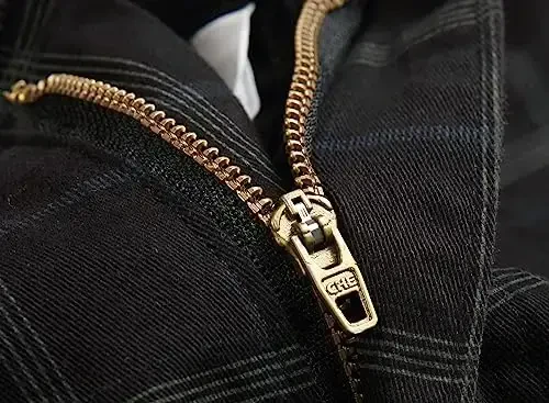 TENGINE Plaid Pants for Men, Mens Skinny Stretch Slim fit Chinos Golf Business Dress Casual Pants - 5