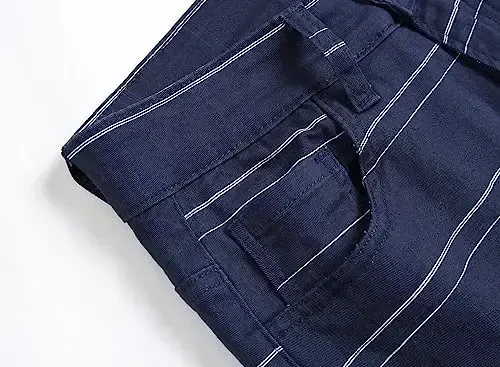 TENGINE Plaid Pants for Men, Mens Skinny Stretch Slim fit Chinos Golf Business Dress Casual Pants - 6