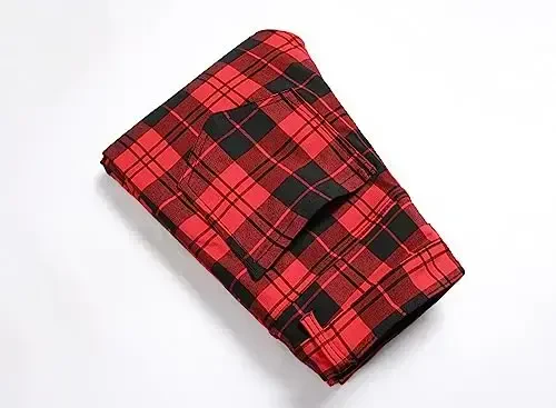 TENGINE Plaid Pants for Men, Mens Skinny Stretch Slim fit Chinos Golf Business Dress Casual Pants - 6