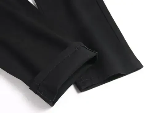 TENGINE Plaid Pants for Men, Mens Skinny Stretch Slim fit Chinos Golf Business Dress Casual Pants - 7