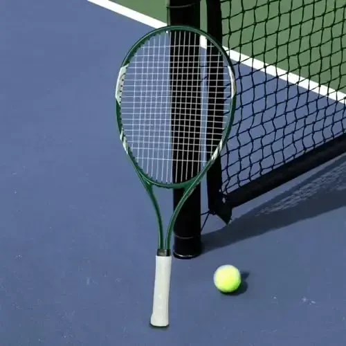 Tennis Rackets 2 Players Recreational for Beginners,Pre-Strung 27 Inch Light Adult Racquet Set for Women Men with Tennis Balls,Overgrips and Carry Bag - 7