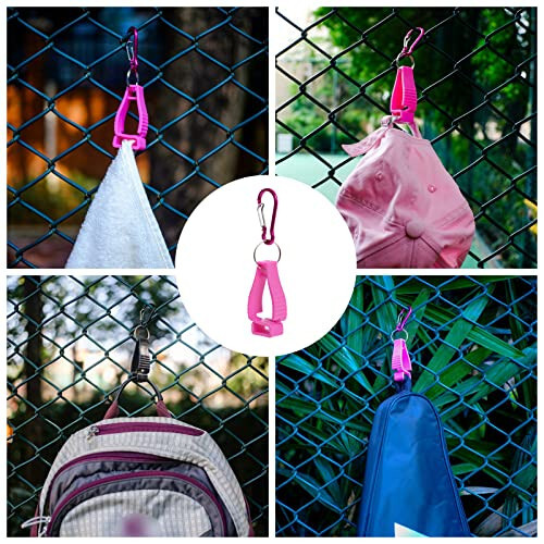 TOPJUM Tennis Ball Holder, Pickleball Holder Bag for Women, Men & Teens, Ball Pouch, Mesh Waist Hip Bag Carrier, Easy Holding 6-8 Pickle Balls or Tennis, Versatile Accessories & Gifts - 4