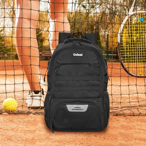 Tennis Bag for Men Women 2 Racket Backpack - 5