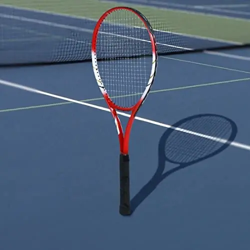 Tennis Rackets 2 Players Recreational for Beginners,Pre-Strung 27 Inch Light Adult Racquet Set for Women Men with Tennis Balls,Overgrips and Carry Bag - 6