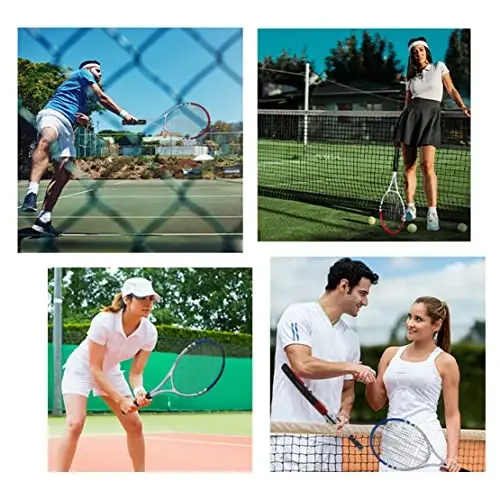 Tennis Raketasi oldindan torlangan Yengil 27 dyuymli Raketka Erkaklar va ayollar uchun dam olish Raketalari Talabalar To'plar, sumka va Overgriplar bilan Tennis Starter to'plamini o'rgatish - 5