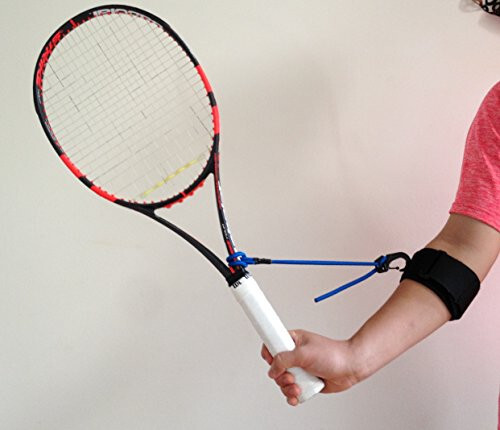 Tennis Swing Wrist Training Aid for Forehands, Backhands, Volleys and Serves - PermaWrist - 1