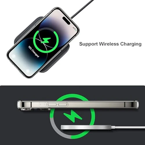 TENOC iPhone 16 bilan mos keluvchi telefon qopqogʻi, 6,1 Dyum uchun shaffof qopqoq zarbaga chidamli himoyachi bamper yupqa qopqoq - 5