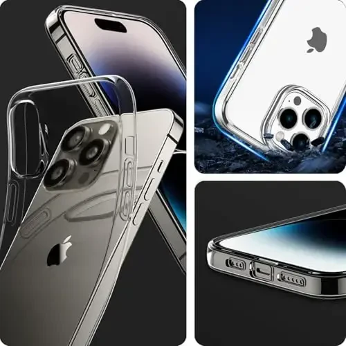 TENOC iPhone 16 Pro bilan mos keladigan telefon qutisi, zarbaga chidamli himoya bamperi yupqa g'ilof 6,3 dyuym uchun - 3