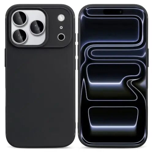TENOC Phone Case Compatible with iPhone 17 Pro Max & iPhone 18 Pro Max | Anti-Fingerprint Shockproof Protective Bumper Matte Cover 6.9 Inch Black - 1